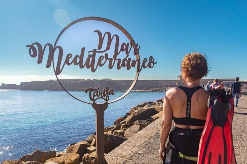 Guided snorkeling activity on the Island of Tarifa