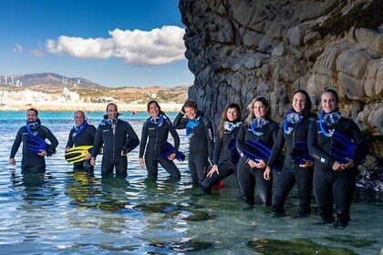 Guided snorkelling activity on the Island of Tarifa