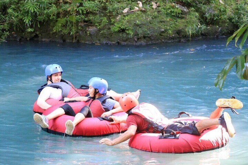 Río Celeste Full Day Pass Tubing and Horseback Riding.