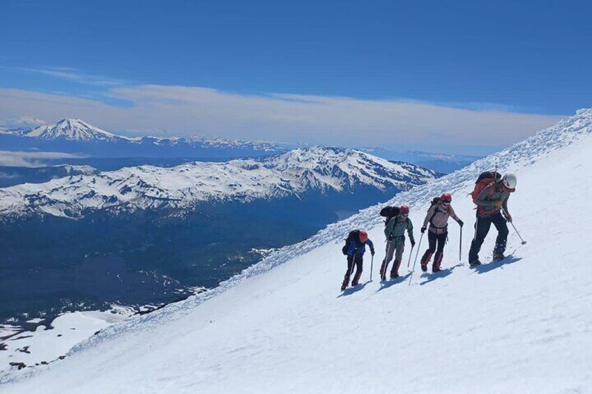 during the ascent