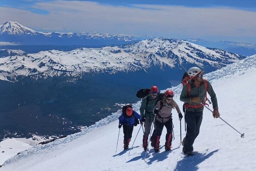during the ascent