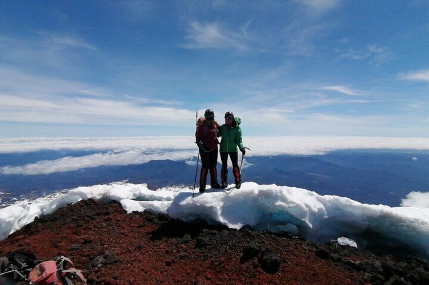 at the summit
