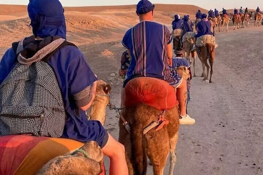 Marrakech Desert Tour & Sunset Camel Ride with Dinner Show
