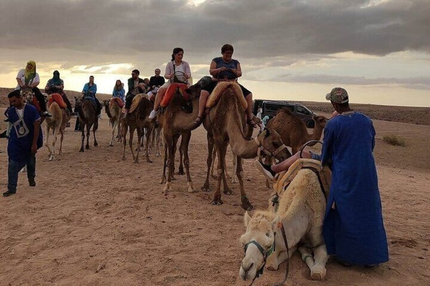 Marrakech Desert Tour & Sunset Camel Ride with Dinner Show