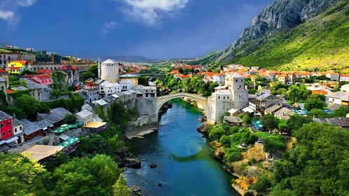 Depuis Split ou Trogir : Mostar et Kravica Waterfall Group excursion