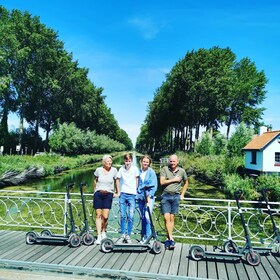 From Bruges to Damme: Private Electric Scooter tour