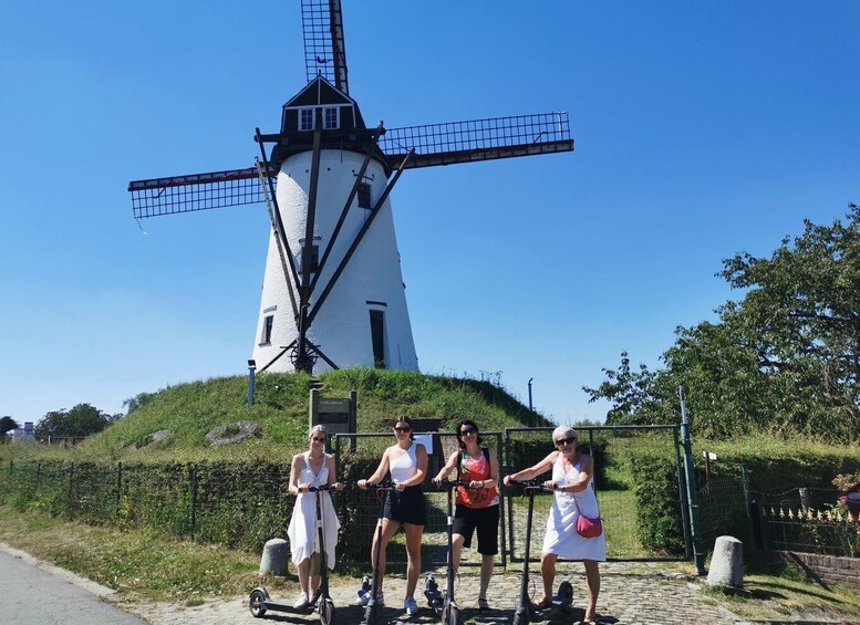 Picture 1 for Activity From Bruges to Damme: Private Electric Scooter tour