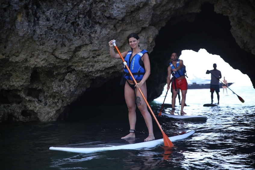 Picture 1 for Activity Albufeira: Stand-Up Paddle Boarding at Praia da Coelha
