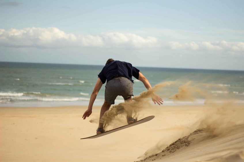 Sandboarding Jeffreys Bay