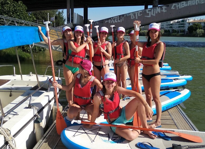 Picture 5 for Activity Seville: 2 Hour Paddle Surf Class