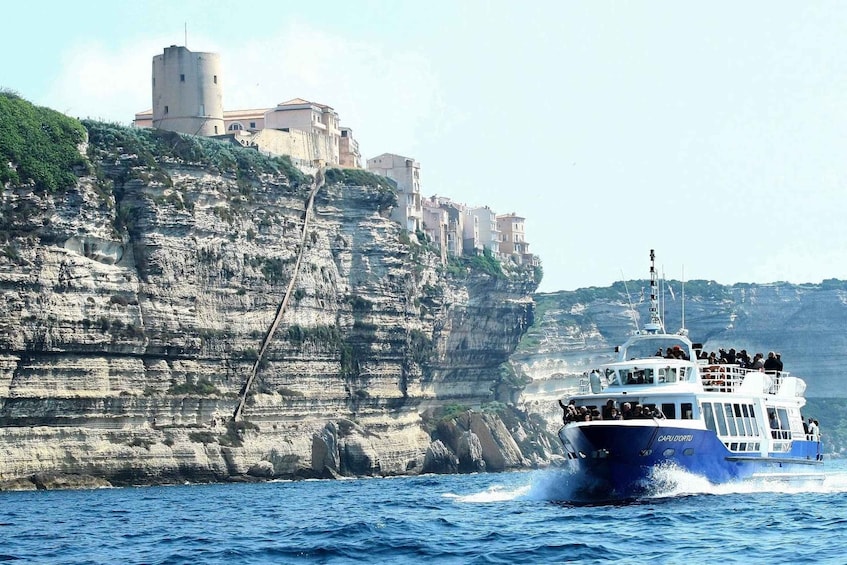 Picture 1 for Activity From Ajaccio or Porticcio: Full-Day Boat Tour to Bonifacio
