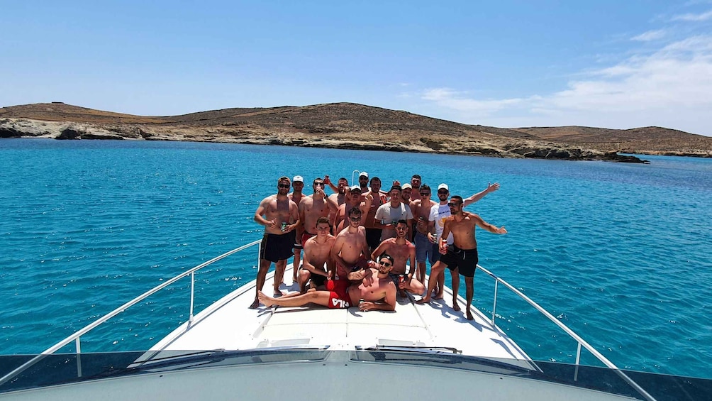 Picture 1 for Activity Mykonos: Private Cruise on Aegean Sea & Mykonian Platters