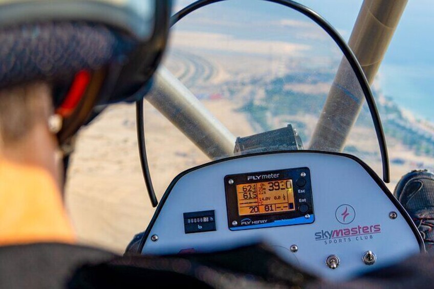 Paragliding in Sealine, Qatar