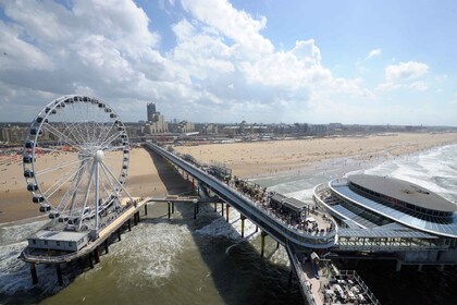 Haag: Pier SkyView -lippu, jossa on juoma ja välipala.