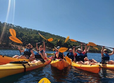 Split: recorrido guiado en kayak de mar con esnórquel