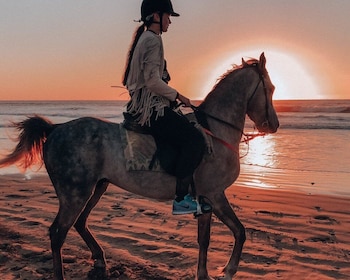 Agadir: Paardrijden bij zonsondergang en ontspannende massage