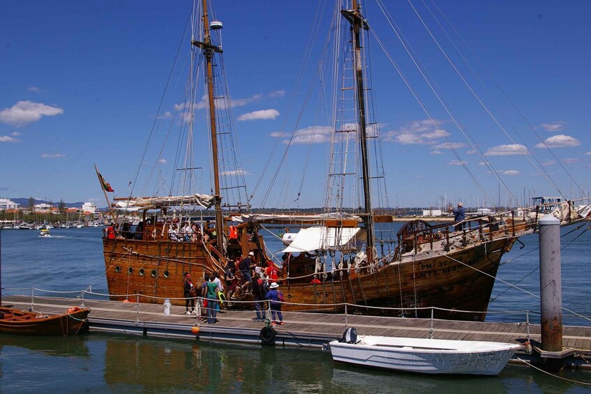 Picture 2 for Activity Portimão: Pirate Ship Cave Cruise