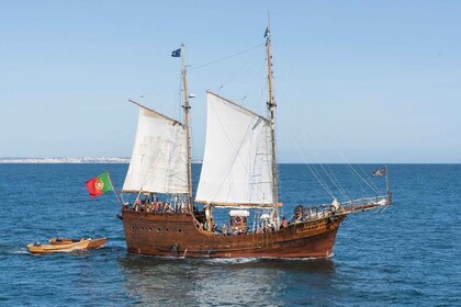 Portimão : Croisière dans la grotte du bateau pirate