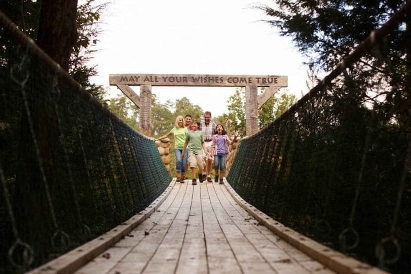 Picture 8 for Activity Foxfire Mountain: Hiking & Swinging Bridge Family Adventure