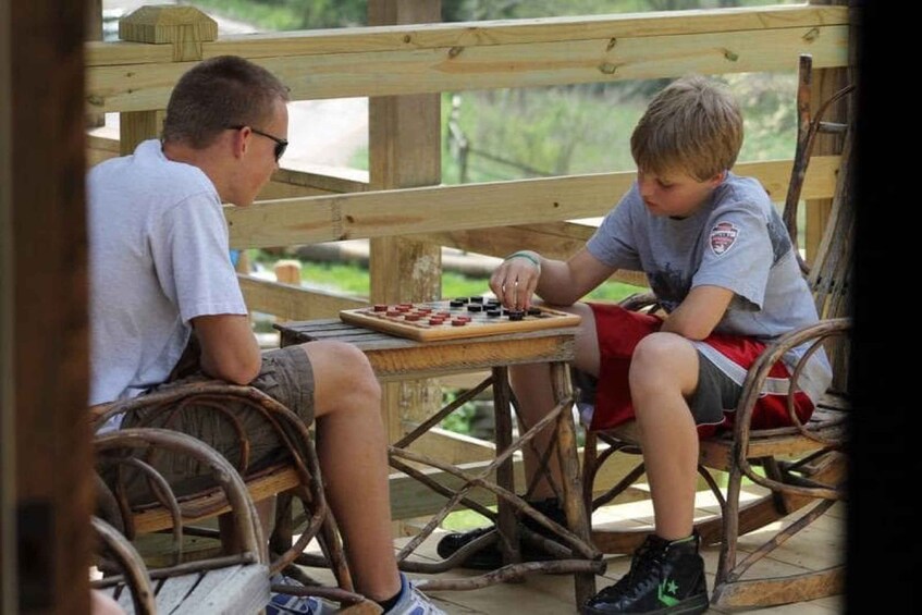 Picture 9 for Activity Foxfire Mountain: Hiking & Swinging Bridge Family Adventure