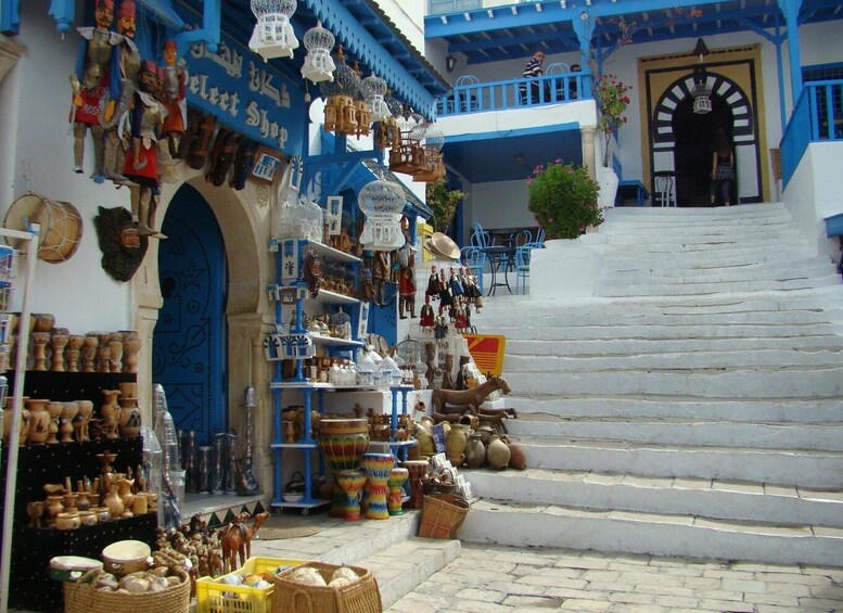 Picture 1 for Activity From Tun or Hammamet: Day Trip to Sidi Bou Saïd and Carthage