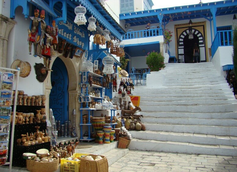 Picture 1 for Activity From Tun or Hammamet: Day Trip to Sidi Bou Saïd and Carthage