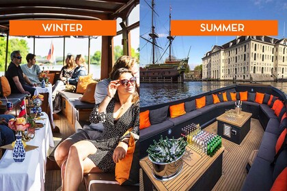 Amsterdam: Luxury Canal Cruise with Onboard Bar