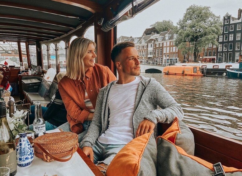 Picture 5 for Activity Amsterdam: Open Boat Cruise with Unlimited Drinks Option