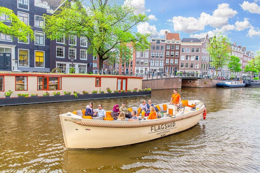 Picture 4 for Activity Amsterdam: Open Boat Cruise with Unlimited Drinks Option