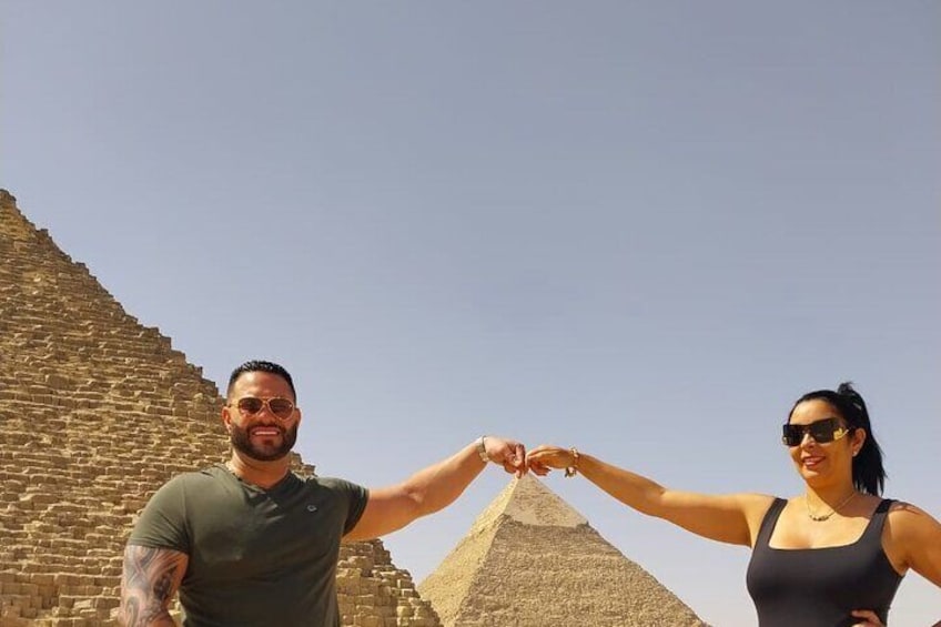 Giza Pyramids, Camel Ride, Quade Bike and Shopping Tour with Dinner Cruise
