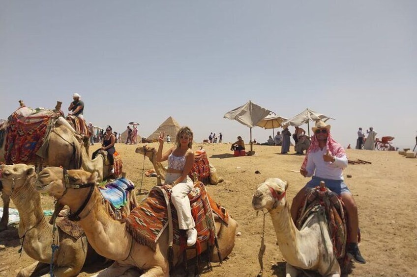 Giza Pyramids, Camel Ride, Quade Bike and Shopping Tour with Dinner Cruise