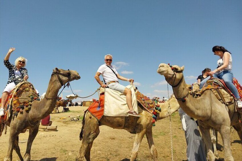 Giza Pyramids, Camel Ride, Quade Bike and Shopping Tour with Dinner Cruise