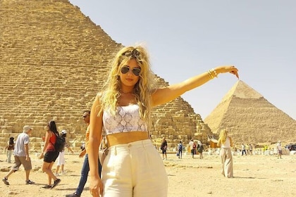 Giza Pyramids, Camel Ride, quad bike and Shopping Tour w/ Dinner Cruise