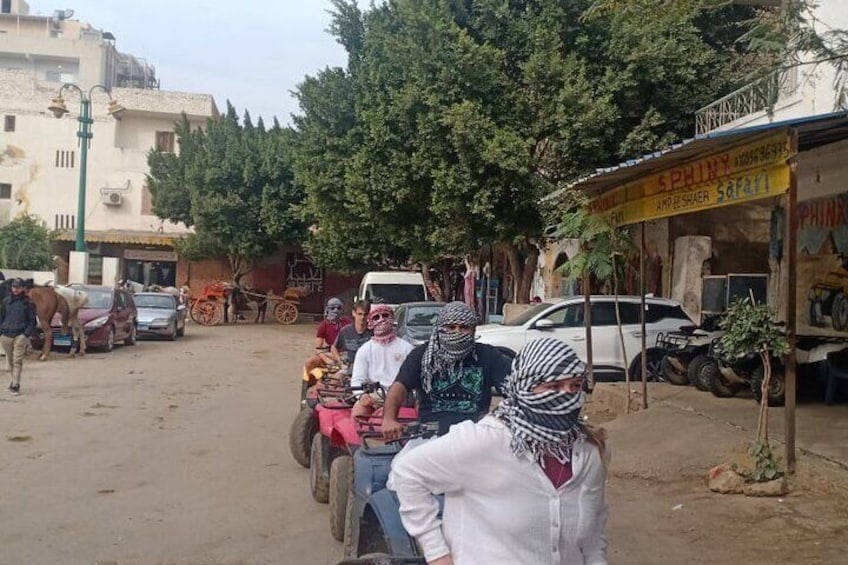 Giza Pyramids, Camel Ride, Quade Bike and Shopping Tour with Dinner Cruise