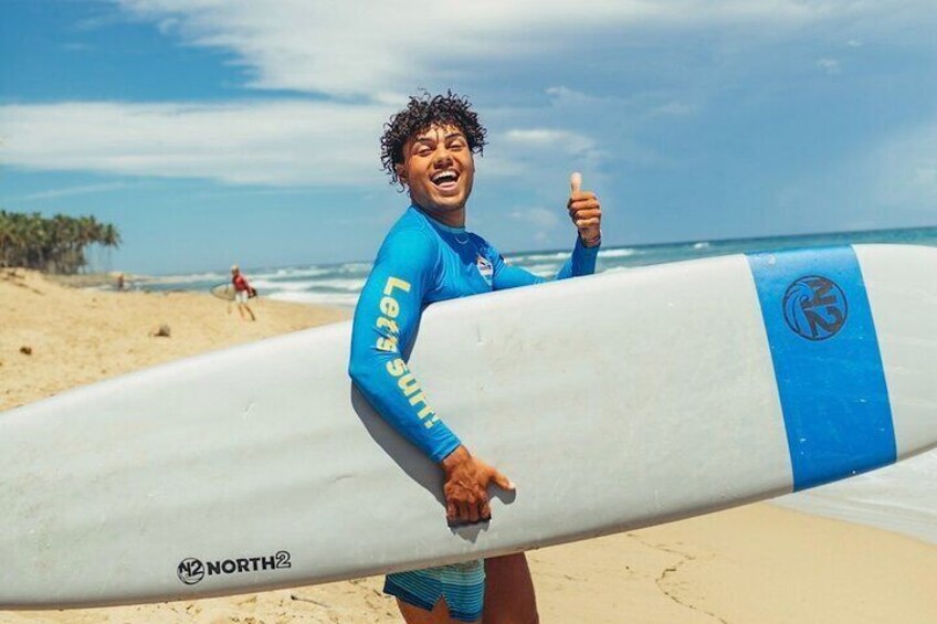 happy surfer