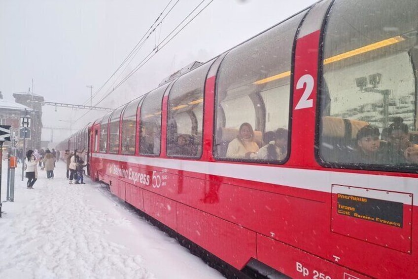 From Como: Day trip to St. Moritz & Panoramic Bernina Express