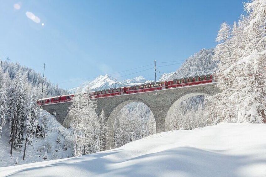 From Como: Day trip to St. Moritz & Panoramic Bernina Express