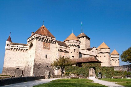 Montreux: entrada al castillo de Chillon