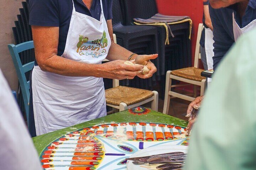 Arancina Cooking Class in Taormina