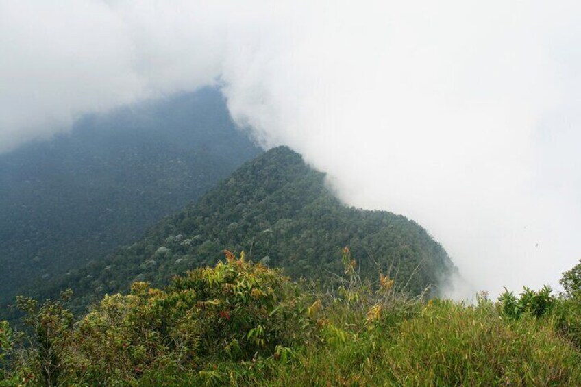 View from the top, above the clouds