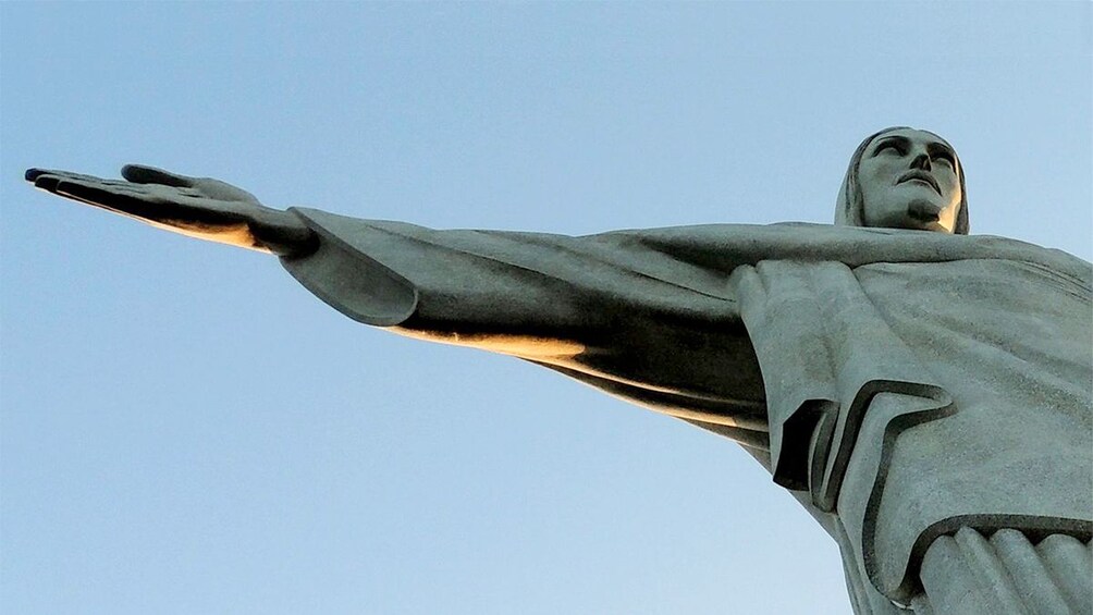 Unique view of Christ the Redeemer