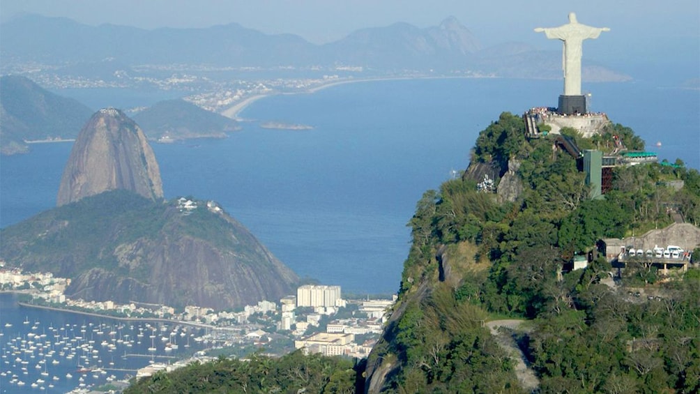 Landscape view of Christ the Redeemer