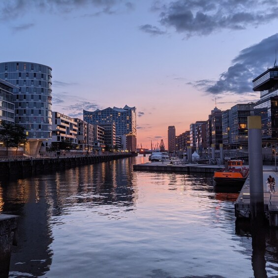 Picture 2 for Activity Hamburg: Private Sunset Van Tour with Welcome Drink