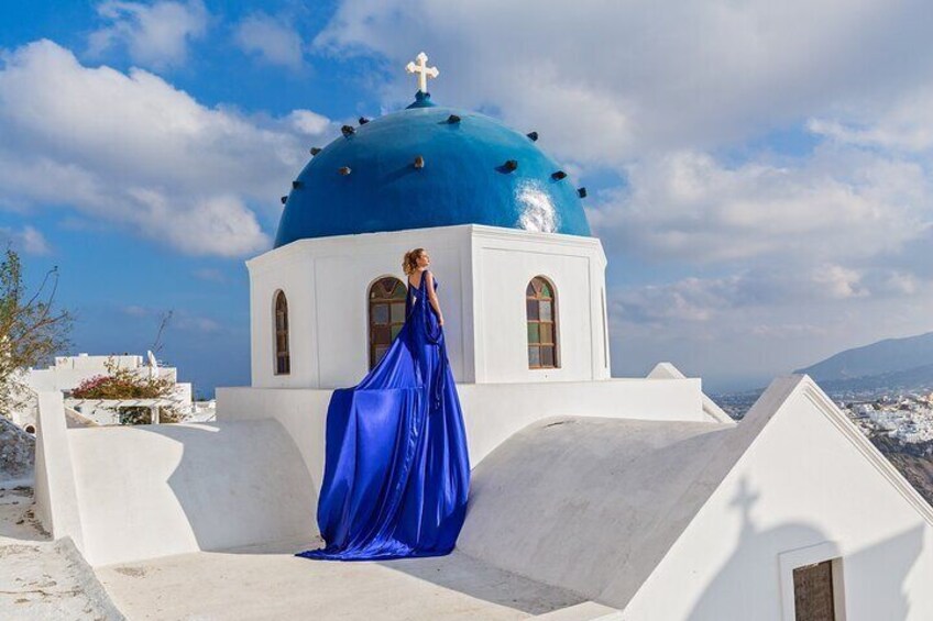 Santorini Flying dress