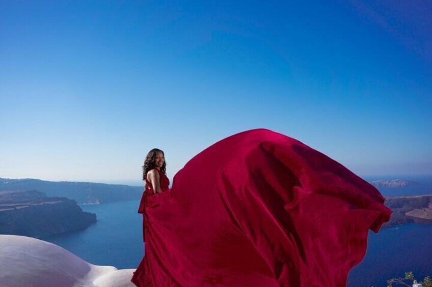 Santorini Flying dress