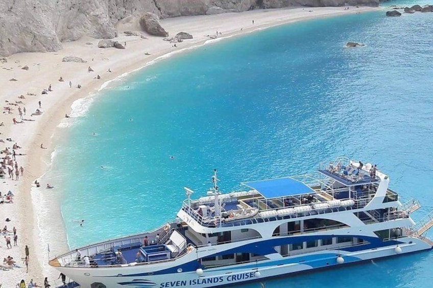 Explore Ionian Sea with its 50 shades of blue on Makedonia Palace