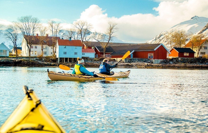 Picture 3 for Activity Svolvaer: 2-Hour Winter Kayaking Adventure