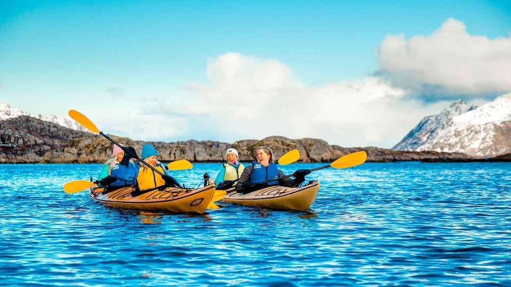 Picture 2 for Activity Svolvaer: 2-Hour Winter Kayaking Adventure