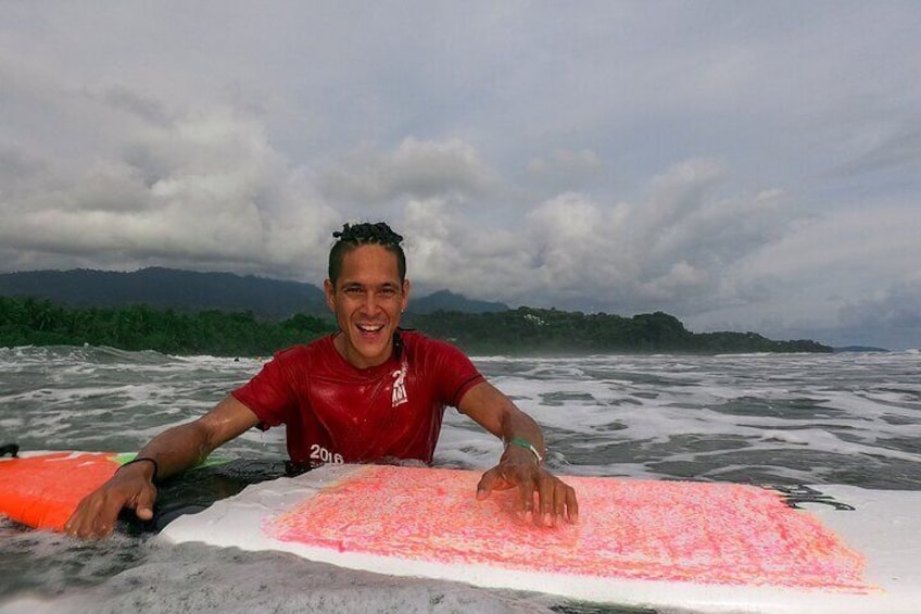 Boy Surfing In Uvita