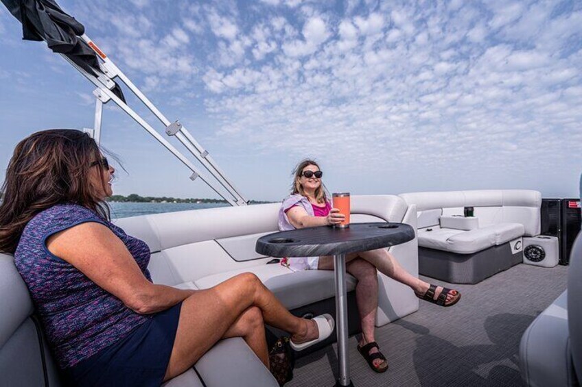 Cockpit Refreshment Space with Table